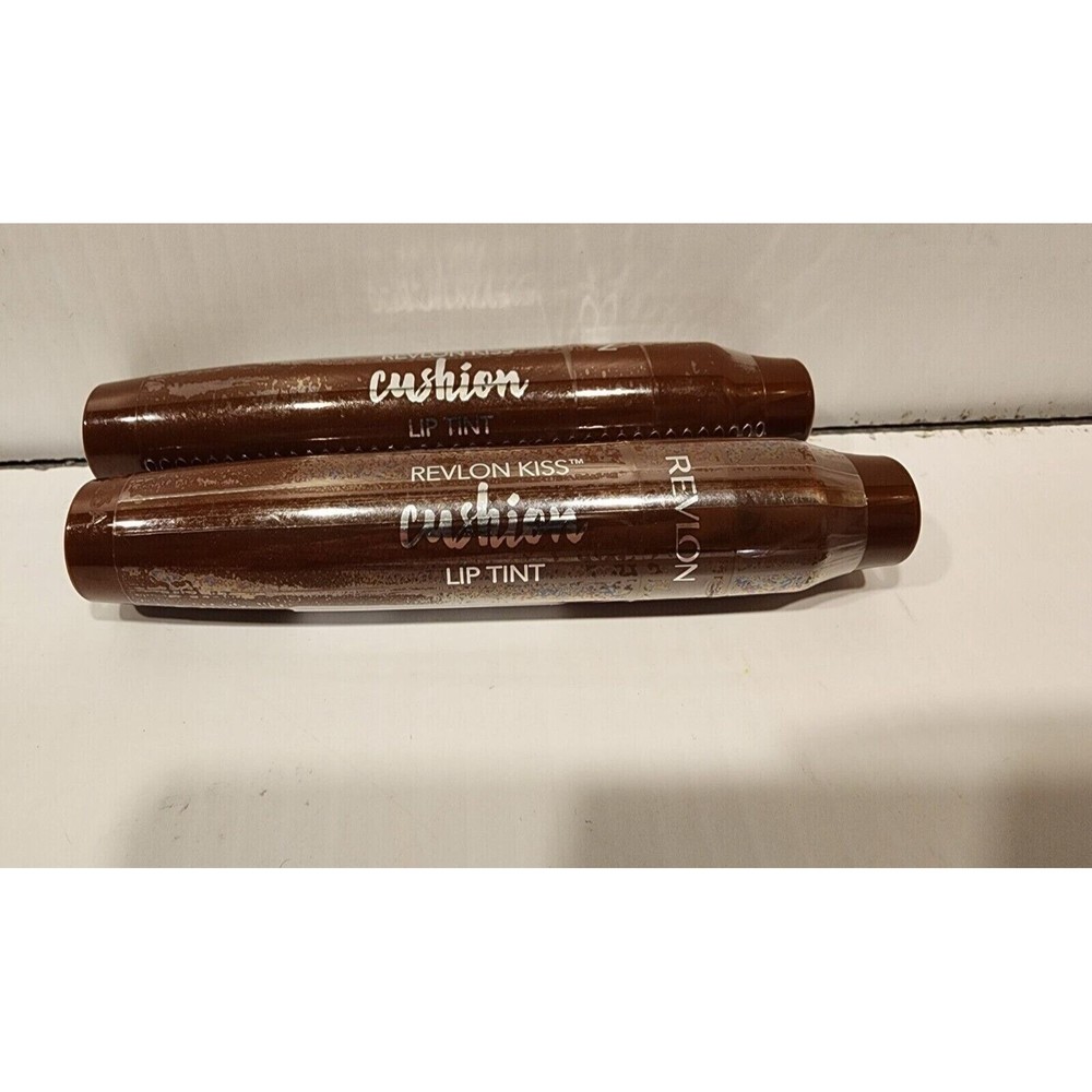 Revlon Kiss Cushion Lip Tint  #280 Chocolate  Set of 2 New/Sealed